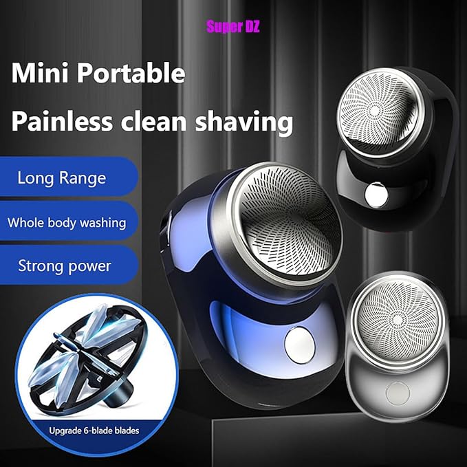 Unisex Electric Razor – Rechargeable Cordless Electric Shaver & Trimmer for Men & Women