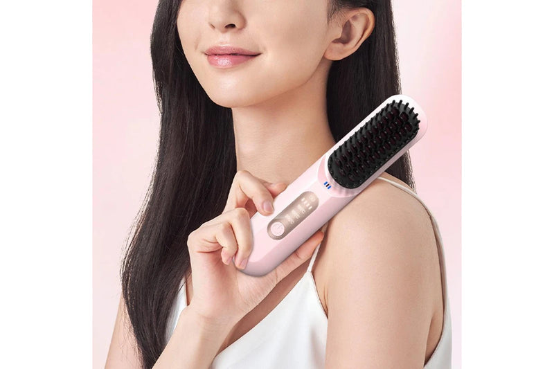 SmoothGlow Hair Straightening Comb – Fast Heating Ceramic Hair Straightener Brush for Smooth & Frizz-Free Hair