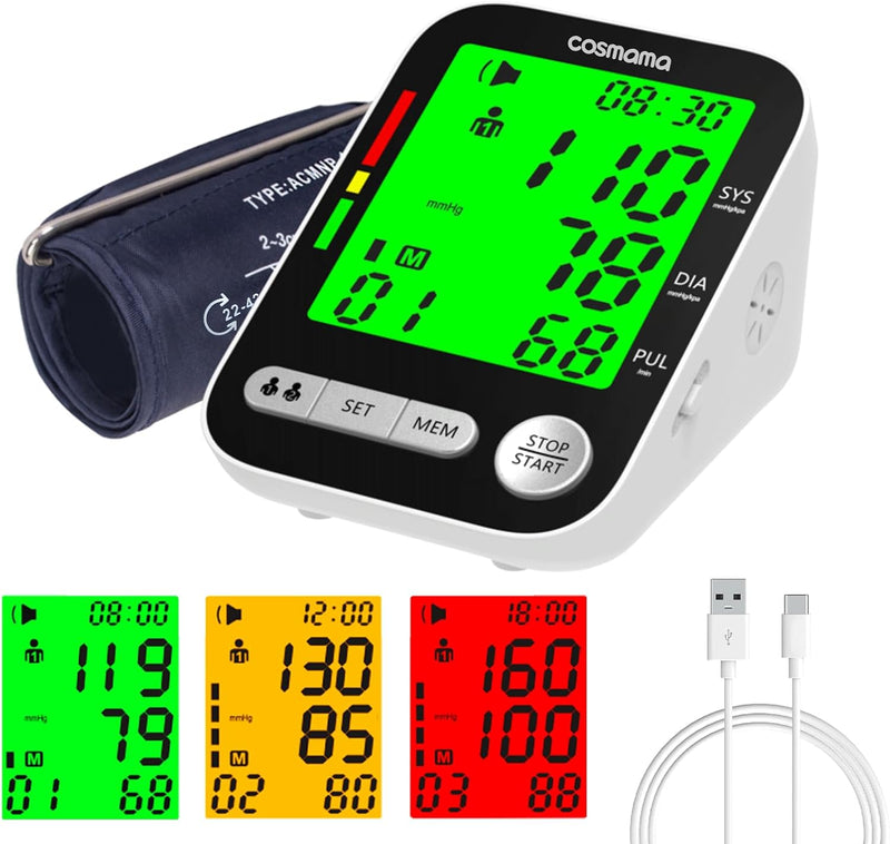 Compact Electronic Blood Pressure Monitor