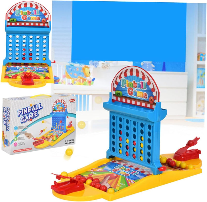 Interactive Tabletop Pinball Game | Mini Desktop Arcade Pinball Machine for Kids & Family Fun