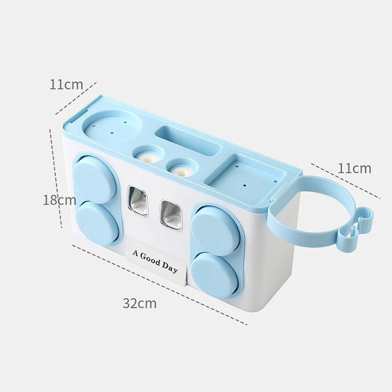 Wall-Mounted Bathroom Organizer Shelf – No-Drill Waterproof Storage Rack for Toiletries & Bathroom Accessories