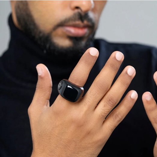 Digital Smart Zikr Ring – Rechargeable Islamic Tasbeeh Counter with OLED Display
