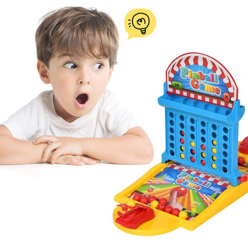 Interactive Tabletop Pinball Game | Mini Desktop Arcade Pinball Machine for Kids & Family Fun