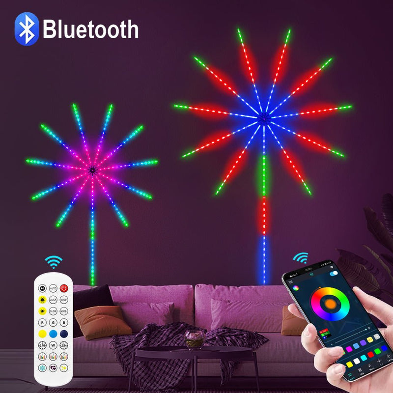 Smart Firework LED Lights – Colorful Decorative Lights for Home & Events
