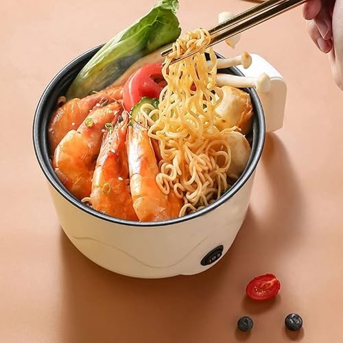 Electric Mini Cooking Pot with Lid – Portable Non-Stick Multi Cooker for Noodles, Soup & Hot Pot | NovaCart UAE