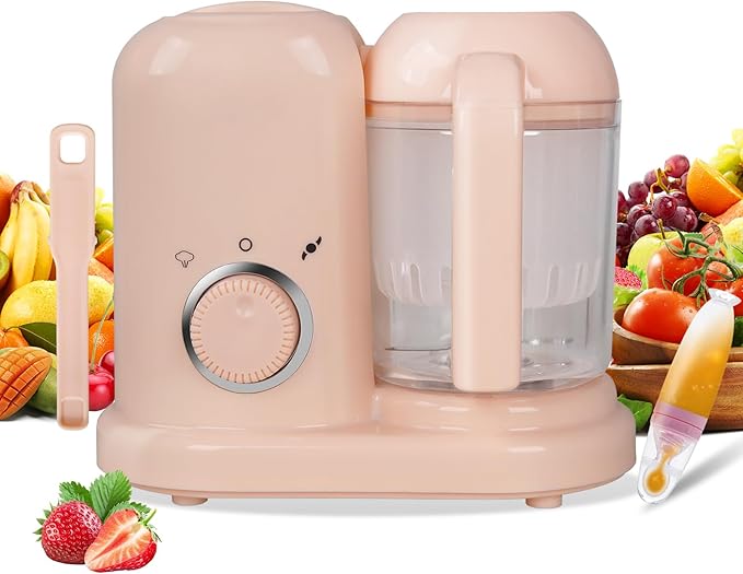 4-in-1 Baby Food Maker & Steamer Blender | Baby Food Processor for Fruits, Vegetables & Purees