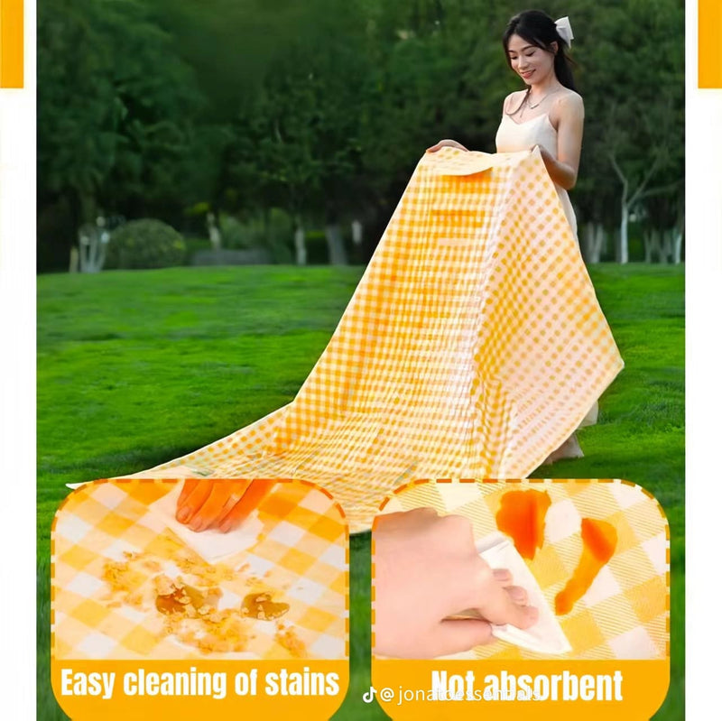Waterproof Outdoor Picnic Blanket – Foldable Portable Camping & Beach Mat for Travel, Park & Garden