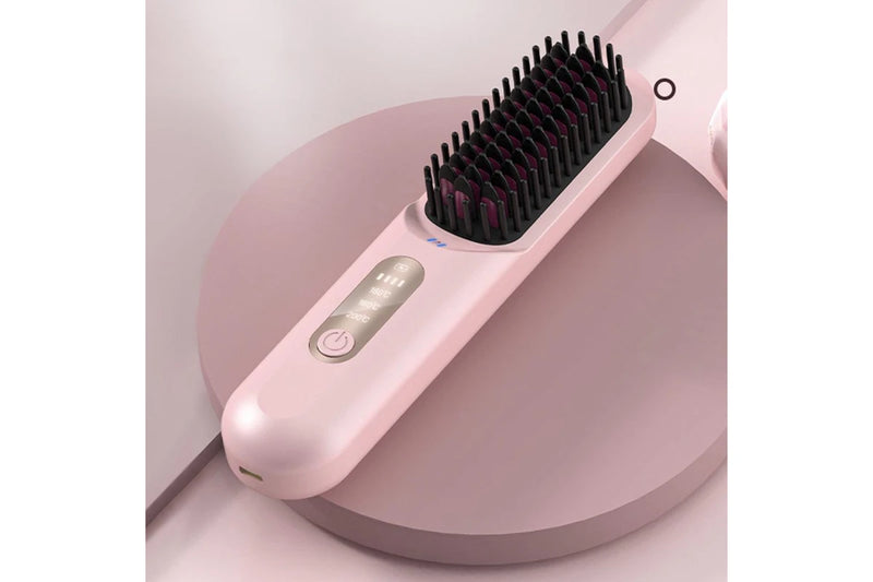 SmoothGlow Hair Straightening Comb – Fast Heating Ceramic Hair Straightener Brush for Smooth & Frizz-Free Hair