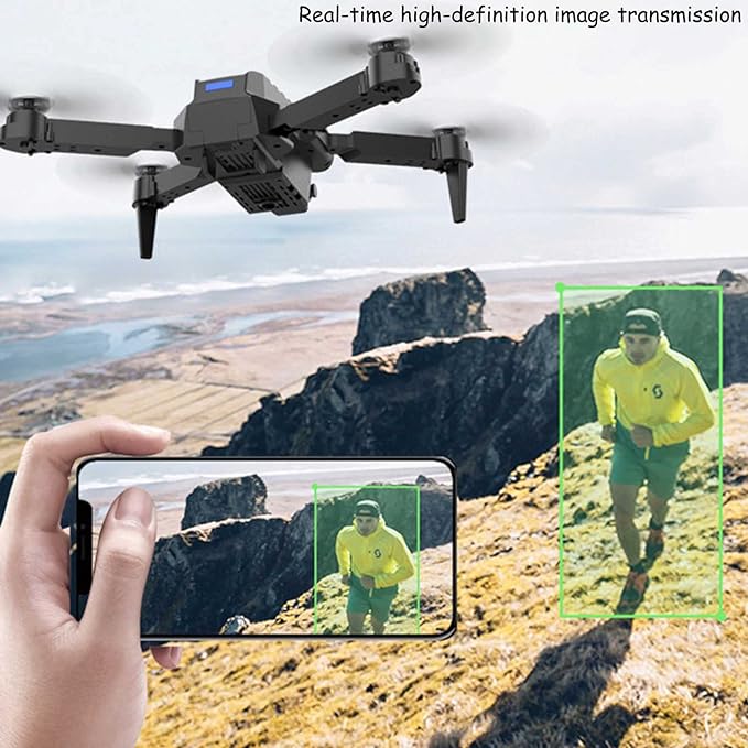E99 Drone Camera – Foldable HD Single Camera Quadcopter with Remote Control
