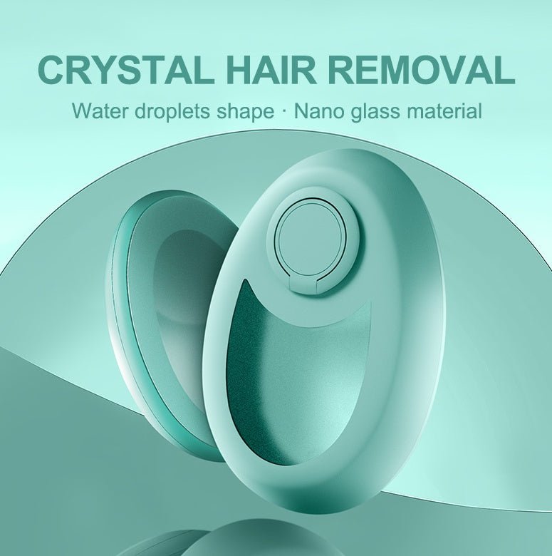 Upgraded Crystal Hair Remover for Women & Men – Reusable Painless Hair Eraser & Exfoliating Tool for Legs, Arms & Body
