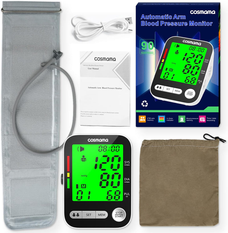Compact Electronic Blood Pressure Monitor