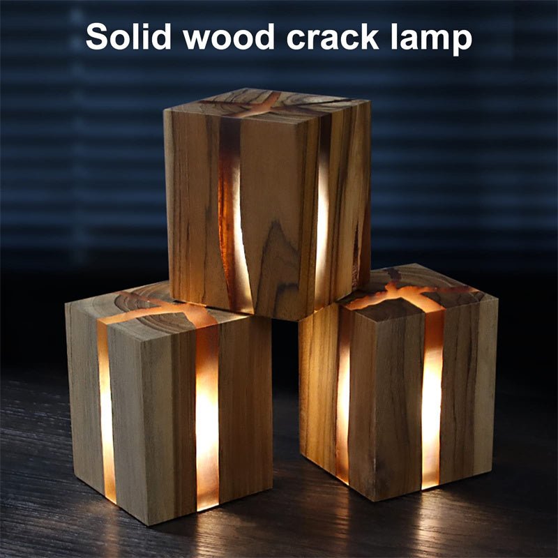 Creative Adjustable Wooden LED Table Lamp with USB Charging – No Glare Bedside Desk Night Light for Bedroom | Brown