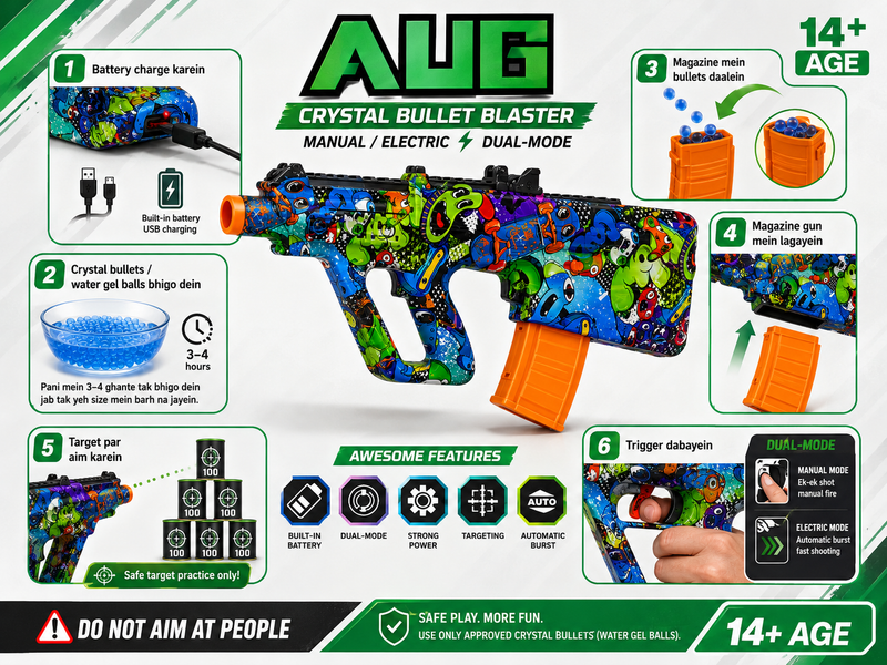 AUG Electric Gel Blaster