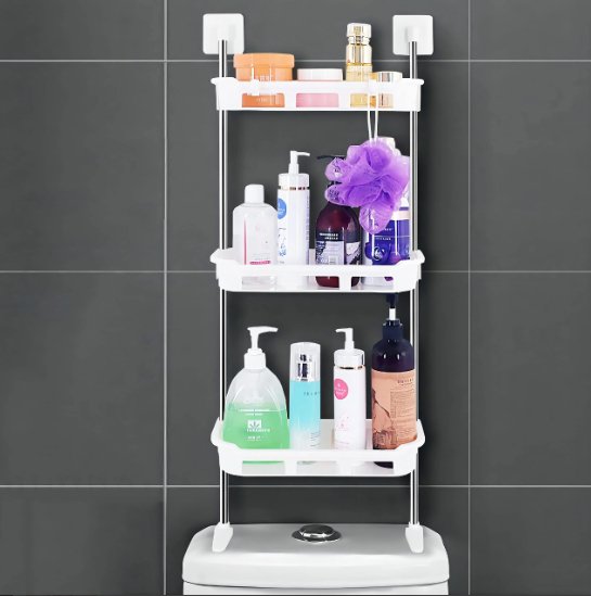 Hanging Storage Rack – Space Saving Wall Mounted Organizer Shelf Ⓢ