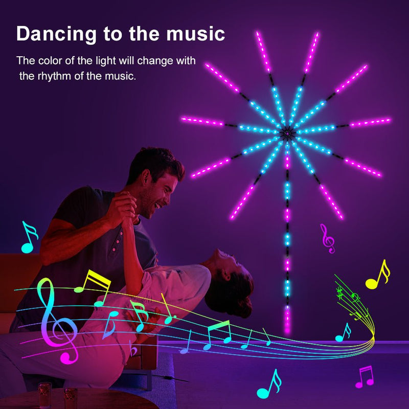 Smart Firework LED Lights – Colorful Decorative Lights for Home & Events