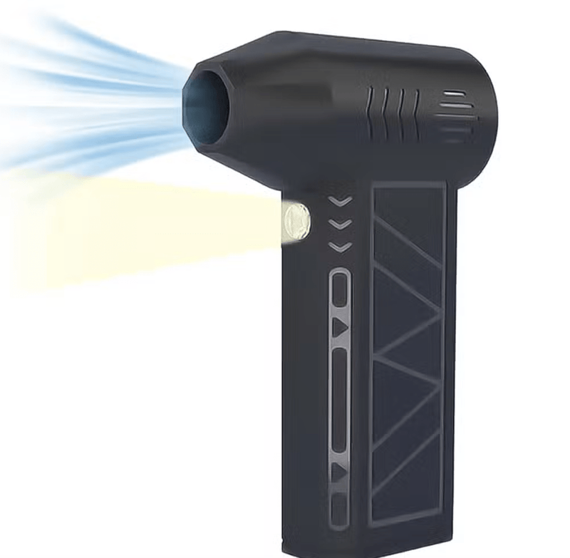 Mini Jet Fan – Portable High-Speed Turbo Blower with LED Light | Cordless Rechargeable Air Duster