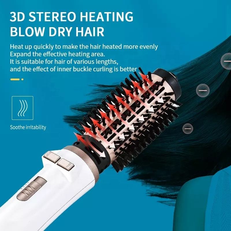Kemei - Auto-Rotation Hot Air Brush